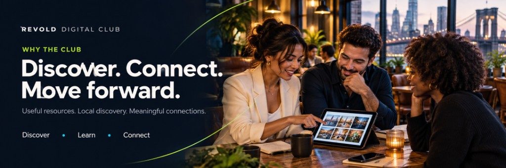 WHY THE CLUB — Discover. Connect. Move forward. / Почему Club — Открывайте. Связывайтесь. Двигайтесь вперёд.
